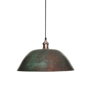 Roble - lampa z Meksyku patynowana - czysta miedź