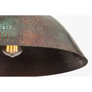 Roble - lampa z Meksyku patynowana - czysta miedź