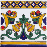 Rabia Border - ceramiczn płytka ścienna - 1 szt.