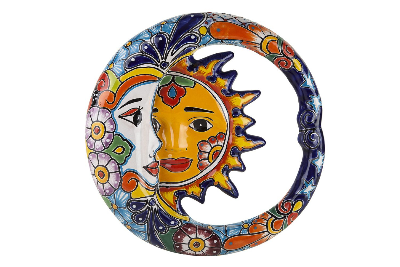 Ceramiczna ozdoba - Eklipsa z Meksyku - 37 cm