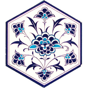 Heksagonalne płytki ceramiczne z Turcji