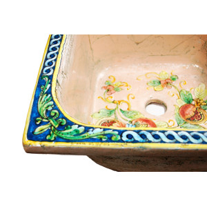Matilde - kwadratowy zlew ceramiczny z Włoch
