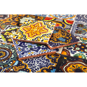Colorido  - wielobarwny meksykański patchwork - 30 sztuk