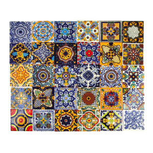 Colorido  - wielobarwny meksykański patchwork - 30 sztuk