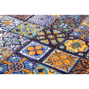 Colorido  - wielobarwny meksykański patchwork - 30 sztuk