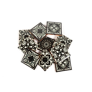 Ferran - patchwork z płytek ceramicznych - 30 sztuk
