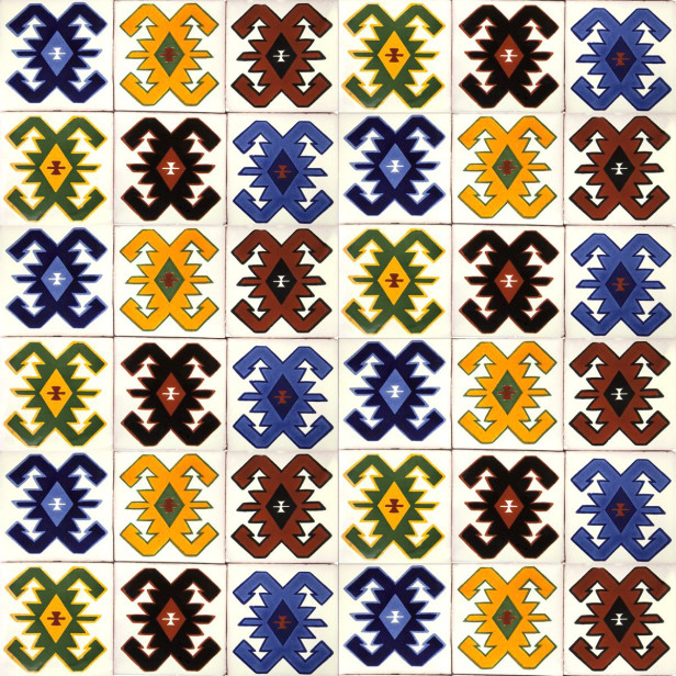 Hucul -  patchwork z płytek ceramicznych - 30 sztuk
