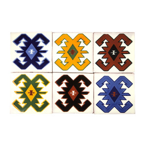 Hucul -  patchwork z płytek ceramicznych - 30 sztuk