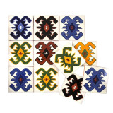 Hucul -  patchwork z płytek ceramicznych - 30 sztuk