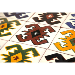 Hucul -  patchwork z płytek ceramicznych - 30 sztuk