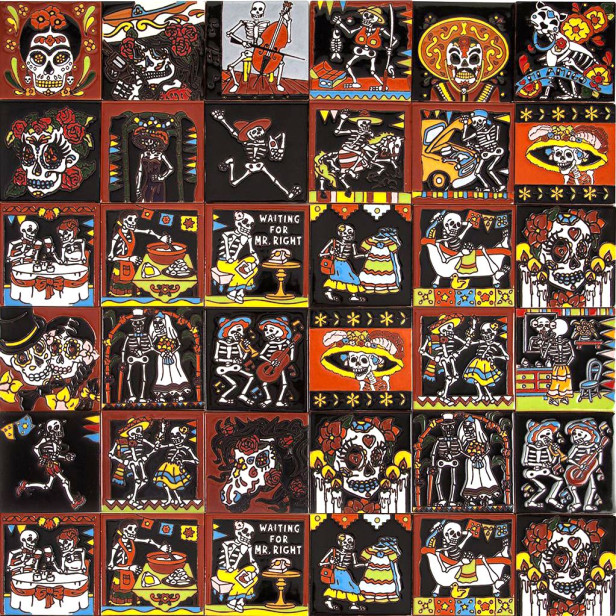 Cartrina mix - patchwork z płytek maksykańskich