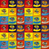 Catrinas - pop art płytki Talavera - 30 sztuk