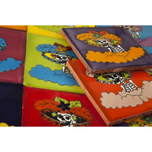 Catrinas - pop art płytki Talavera - 30 sztuk