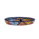 Redondo - ceramiczny półmisek Talavera do przekąsek - 7 części