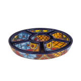 Redondo - ceramiczny półmisek Talavera do przekąsek - 7 części