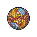 Redondo - ceramiczny półmisek Talavera do przekąsek - 7 części