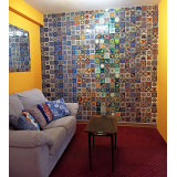 Felipe - patchwork z płytek ceramicznych z reliefem- 30 sztuk