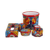 Fuego - ceramiczny zestaw łazienkowy z Meksyku