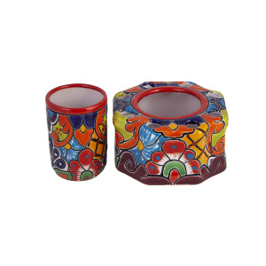 Fuego - ceramiczny zestaw łazienkowy z Meksyku