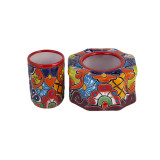 Fuego - ceramiczny zestaw łazienkowy z Meksyku