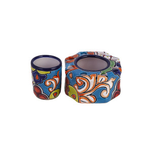 Tierra - ceramiczny zestaw łazienkowy z Meksyku