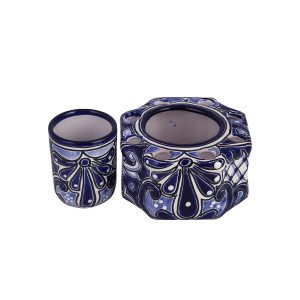 Metalero - ceramiczny zestaw łazienkowy z Meksyku