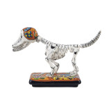Perro y hueso - oryginalna figurka psa w technice Talavera