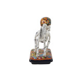 Perro y hueso - oryginalna figurka psa w technice Talavera