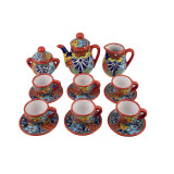 Juego - set da tè - ceramica Talavera - 9 pezzi