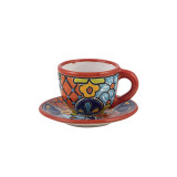 Juego - set da tè - ceramica Talavera - 9 pezzi