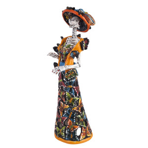 Calado Mariposa - tradycyjna figura La catrina