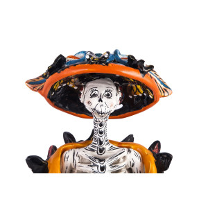Calado Mariposa - tradycyjna figura La catrina