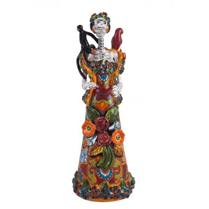Frida con rebozo - tradycyjna figura La catrina