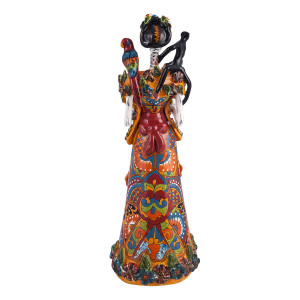 Frida con rebozo - tradycyjna figura La catrina