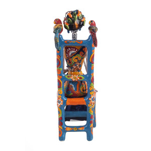 Frida Sentada - tradycyjna figura Talavera z Meksyku