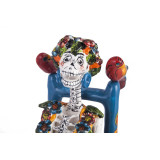 Frida Sentada - tradycyjna figura Talavera z Meksyku
