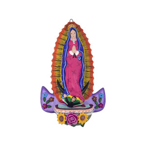 Virgen pared - kropielnica z wizerunkiem Matki Bożej z Guadalupe