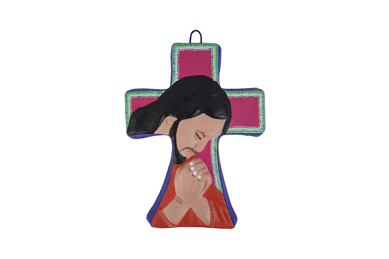 Cruz Cristo orando - krzyż z Meksyku