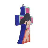 Cruz Cristo orando - krzyż z Meksyku