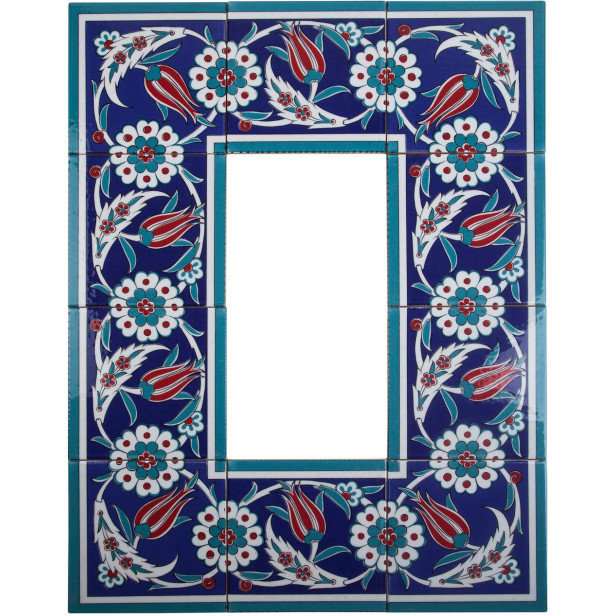 Khmer - borderowa płytka ceramiczna iznik