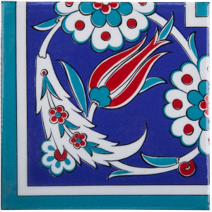 Khmer - borderowa płytka ceramiczna iznik