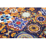 Girasol  - meksykański patchwork z płytek Talavera - 30 sztuk