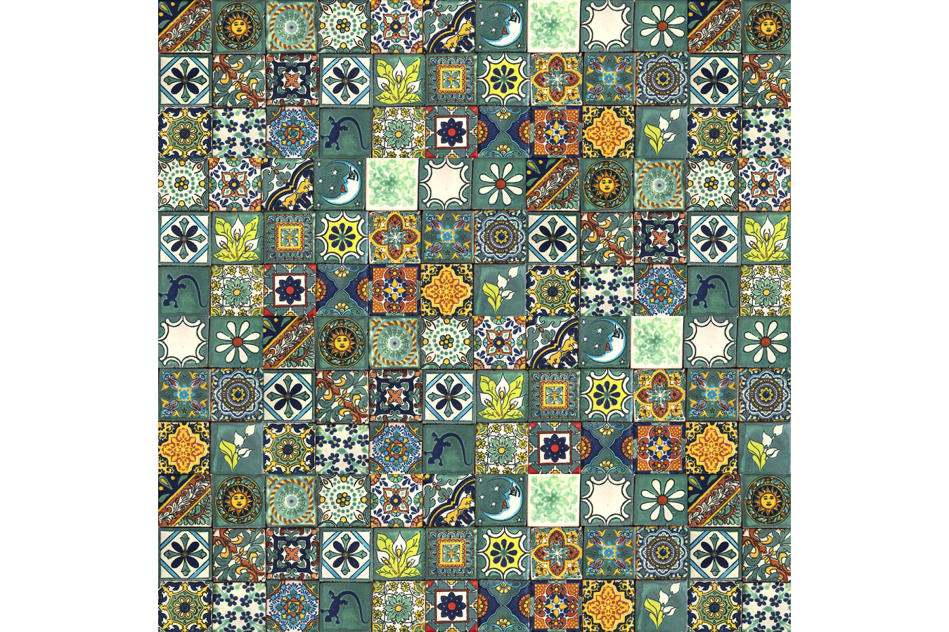 Verdicino -  małe płytki meksykańskie 5x5 - 120 sztuk