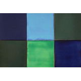 Malaquita - patchwork z płytek jednokolorowych 