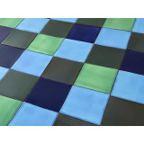 Malaquita - patchwork z płytek jednokolorowych 