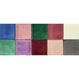 Ciruela - patchwork z płytek jednokolorowych - 90 szt. 1 m2