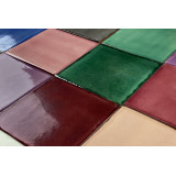 Ciruela - patchwork z płytek jednokolorowych - 90 szt. 1 m2