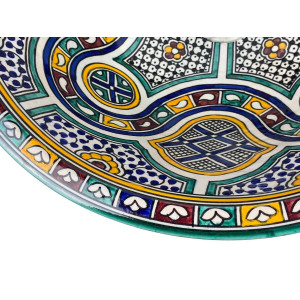 Zanya - Kolorowa umywalka ceramiczna z Maroka