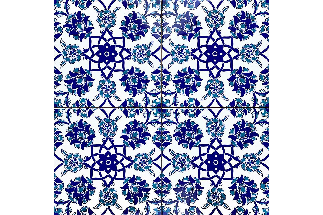 Aysu - ceramiczne płytki iznik 20x20cm, opakowanie 12 sztuk (0,48m2)