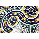 Zanya - Kolorowa umywalka ceramiczna z Maroka